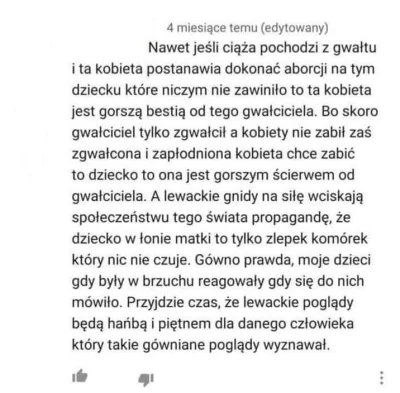 V.....1 - Obrzydliwe. Antyaborcyjna propaganda weszła za mocno pic rel:

SPOILER