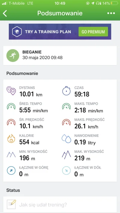 KromkaMistrz - Kiedy do 5km w 30min zabrakło Ci 5 sec, wiec biegniesz kolejne 5km aby...