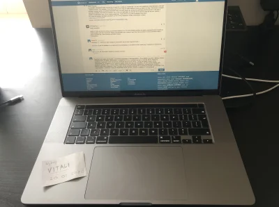 vitali - Śledziłem ten wątek od początku zamówienia macbooka 16 i9/32gb/5500m u Pana ...