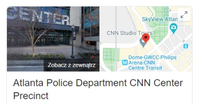 Destu - Demonstranci zaatakowali CNN Center, w którym oprócz siedziby CNN mieści się ...