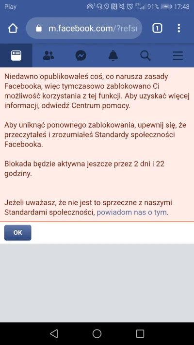 cendrek - Mircy gdzie można sprawdzić za co dokładnie jestem na banicji? #Facebook #p...