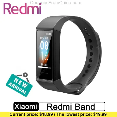 n____S - Xiaomi Redmi Band 4 Fitness Tracker - Gearbest 
Cena: $18.99 (76,00 zł) / N...