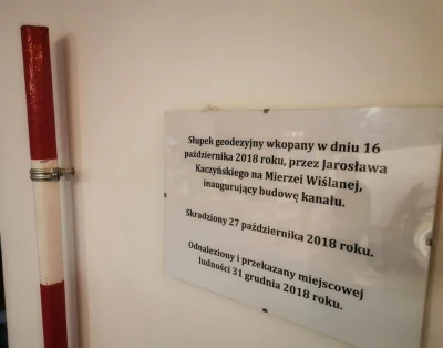 menelaosPL - @borsuk321: z tym słupkiem geodezyjnym wiąże się arcyciekawa historia ¯\...