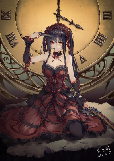 Merli20 - szczele se w łeb 
#randomanimeshit #anime #datealive #kurumitokisaki #kuru...