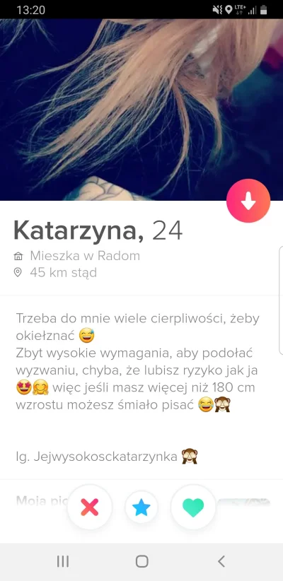 Bezimienny_BeZi - Ha tfu 
Brakuje jeszcze tylko "sapioseksualna" i "dystans"

#tinder...