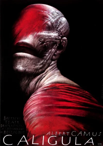 M.....a - Wiesław Wałkuski, Caligula, 1990 r.

#sztuka #teatr #plakat #plakatyfilmo...