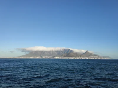 Aquoss - Piękny widok na Table Mountain, symbol RPA. Pozdrowienia z Kapsztadu. :) #fo...