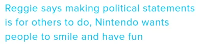 Usunelem_Konto - @doniczkanawykopie: Były CEO Nintendo America kiedyś to powiedział i...