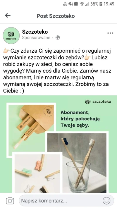 gospodarzdomu - Problemy pierwszego świata i ich rozwiązanie XD Abonament na szczotec...