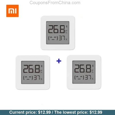 n____S - 3Pcs Xiaomi Mijia Bluetooth Thermometer 2 - Gearbest 
Kupon: H4C3105E42DEB0...
