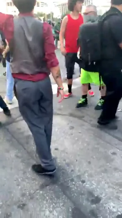 yeron - 5/x 
Las Vegas, NV: beating a variety of unarmed protestors for sport