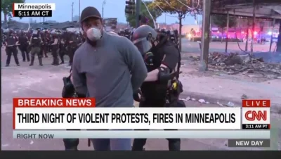 yeron - 10/x
Minneapolis, MN: police arresting an identified reporter, live on-air