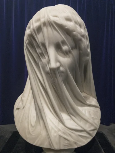 UrbanNaszPan - The Veiled Virgin (1850) 
 Giovanni Strazza.
 
#art #sztuka #rzeźba