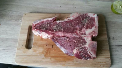 Dymass - Polecam T Bone z #lidl za 60zl za kilo. #stek #gotujzwykopem #gotowanietomoj...