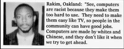 ahoq - @republikaninPL: bo komputery są rasistowskie