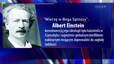 MTGroszek - @eoneon: > Bóg Spinozy to też Bóg Einsteina, a Einstein to chyba dobry cz...