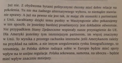 loczyn - Czy obrazanie sie na EU daje nam plusy w relacjach z USA? Moze ktos z PiSu b...