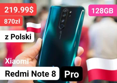 sebekss - Tylko 219.99$ (ok 870zł) za Xiaomi Redmi Note 8 PRO 6/128GB z Polski❗
Najw...