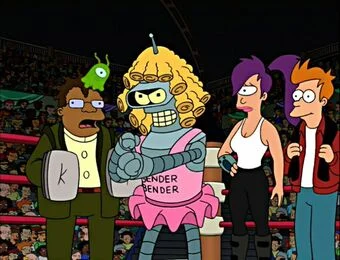 endless-lameness - > Lisa Bender - jak postać z crossover Simpsonów i Futuramy ( ͡° ͜...