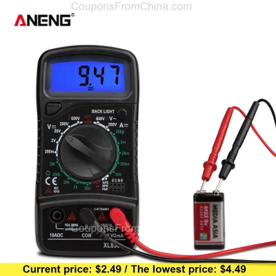 n____S - ANENG XL830L Multimeter - Aliexpress 
Kupon: AEISMYSTYLE
Cena: $2.49 (9,78...