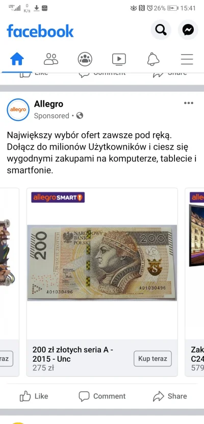 JestesUpani - Dobry interes ktoś robi. 200zl sprzedaje za 275zl Bądź Smart na allegro