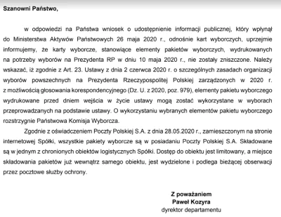 Watchdog_Polska - > możecie też zapytać co teraz z tymi kartami - zostały zniszczone?...