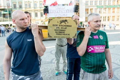 RoMaN_MiKLaS - dla odmiany protesty w sprawie śmierci Igora Stachowiaka