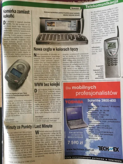 Ld93 - Nokia communicator wtedy traktowana jako futuryzm. W Polsce praktycznie nikt t...