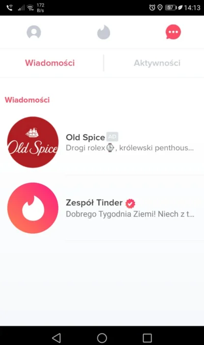 bn1776 - Mirki, #chwalesie w końcu ktoś pierwszy do mnie pisze na #tinder (｡◕‿‿◕｡)