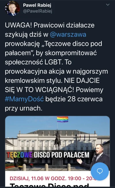 r.....6 - Czyli wszystko jasne. Cieszy mnie to, że środowisko LGBT się od tego gówna ...