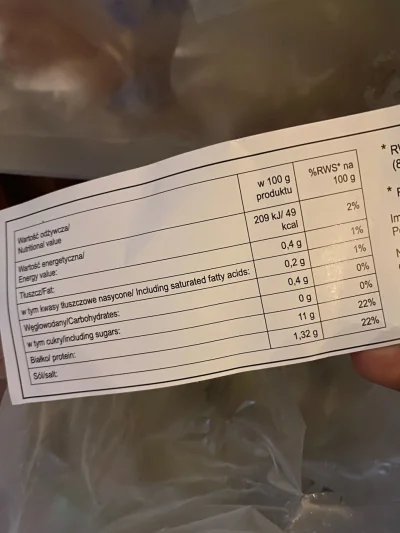 Oastry - To normalne że krewetki 31-40 mają 11g białka? Zawsze mi się wydawało że maj...