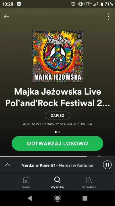 josedra52 - #majkajezowska z #polandrock już na Spotify! ʕ•ᴥ•ʔ
#muzyka #woodstock

...