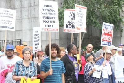 t.....y - Protesty przeciw sankcjom UN dla Korei Północnej. Warto wiedzieć, że Korea ...