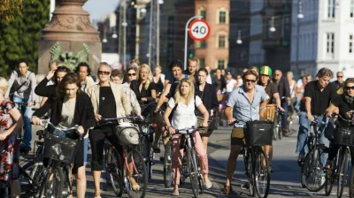 projektjutra - To nie jakaś parada rowerów, ale normalny poranek w Kopenhadze. Kto by...