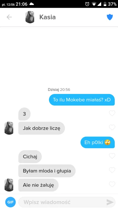 Straszy - 20 lat i już 3, o ile dobrze pamięta ( ͡° ͜ʖ ͡°)

#tinder #p0lka