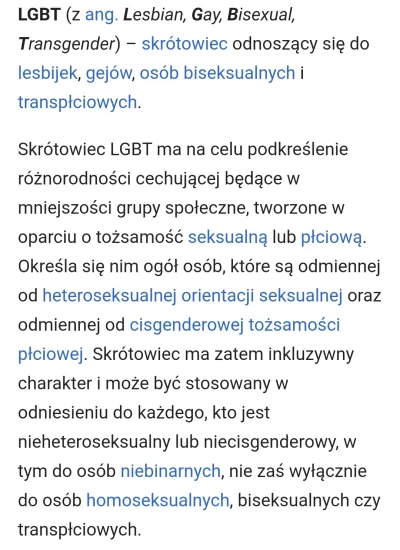 ShineLow - > on nie mówił o homoseksualistach tylko o lgbt, a to jest różnica 
Manipu...