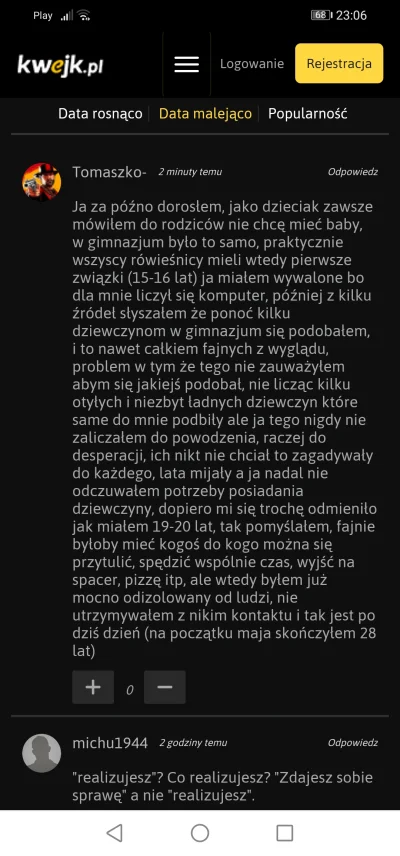 Eternity12 - Streszczenie żywota typowego wykopka. 

#przegryw #twnogf #zwiazki #sa...