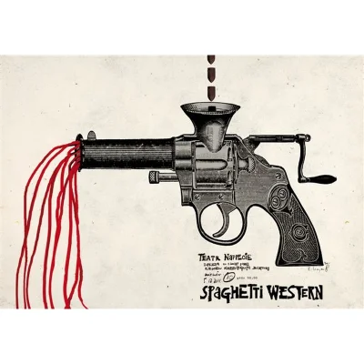 Bismoth - Spaghetti Western, polski plakat filmowy
Autor: Ryszard Kaja

#polskaszk...