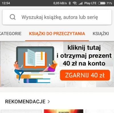 Cyfranek - 40 złotych do wydania na e-booki i audiobooki w księgarni LitRes można zga...