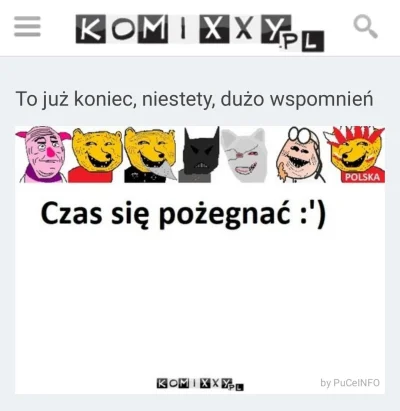 Cinoski - Komixxy spadają z rowerka
W sumie zostało kilku, sporadycznie aktywnych uży...