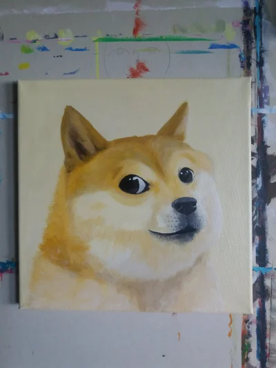 Smeagollum - Żółty pies (｡◕‿‿◕｡) #rysujzwykopem #malarstwo