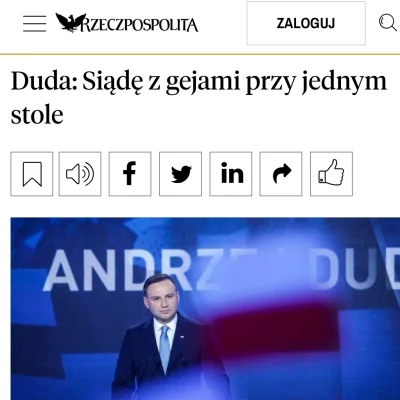 penknientyjerz - Łaskawy Andrzej, tylko ręce później umyj bo się zarazisz gejostwem (...