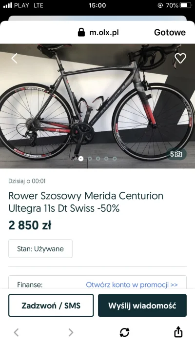 Aeciatko - > Sam rower 3100. Wzialem uzywke.

@Aeciatko: To chyba dobra cena. Sam bym...