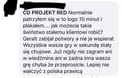 ziumbalapl - O matko, co ten CD Projekt Red teraz zrobi?! To koniec! 

(✌ ﾟ ∀ ﾟ)☞
...