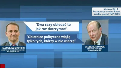 kopyrta - „Dwa razy obiecać to jak raz dotrzymać” Radosław Sikorski
„Obietnice polit...