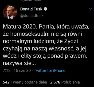 piaskun87 - Oj Donald #tusk grubo zaczyna dzień xD
#polityka #heheszki #bekazpisu