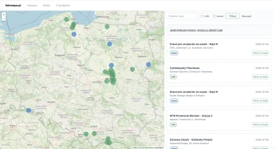 velomapa - Niedawno odpaliłem mapę z imprezami rowerowymi https://velomapa.pl/imprezy...