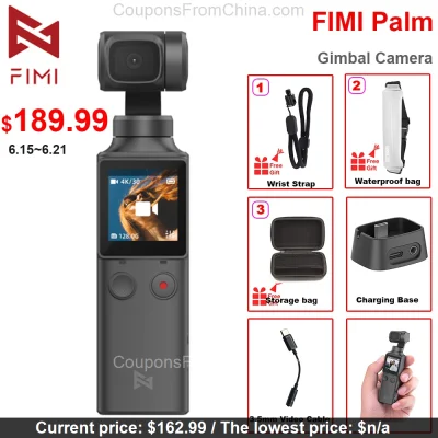 n____S - FIMI PALM 3-axis Gimbal Action Camera - Aliexpress 
Kupon: "get15" + $12 ku...