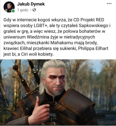 jarcou - #wiedzmin #cdprojektred 
Ale do niektórych głów nie da się dostać, bo są zb...