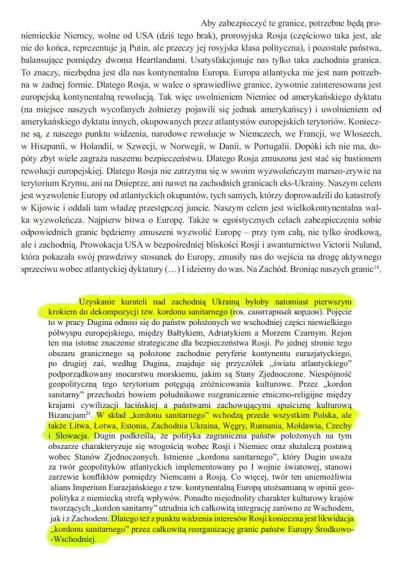 world - Uprzejmie przypominam. Realizuje się plan Dugina - doradcy Putina. Człowieka,...